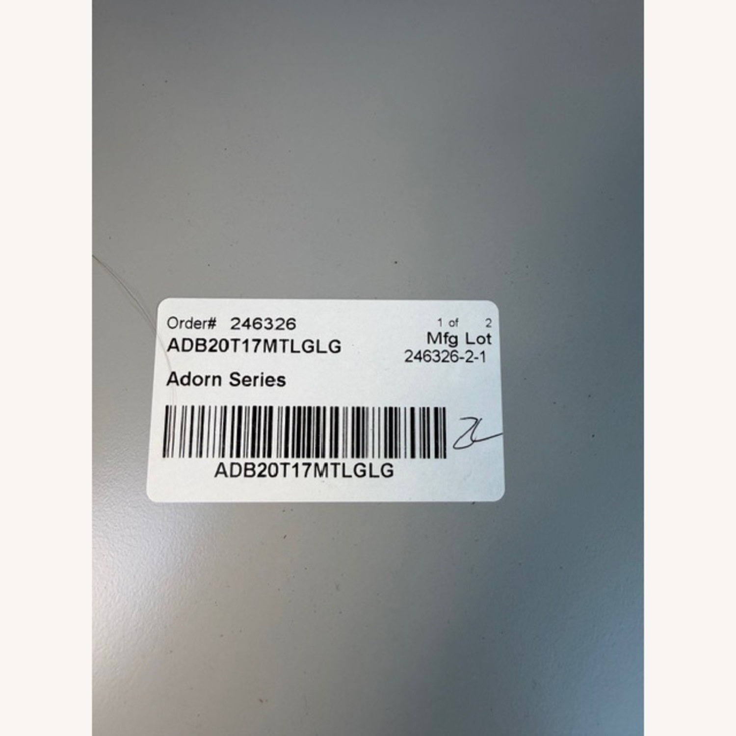 Stylex Adorn Series Light Gray Metal Side Tables - image-5