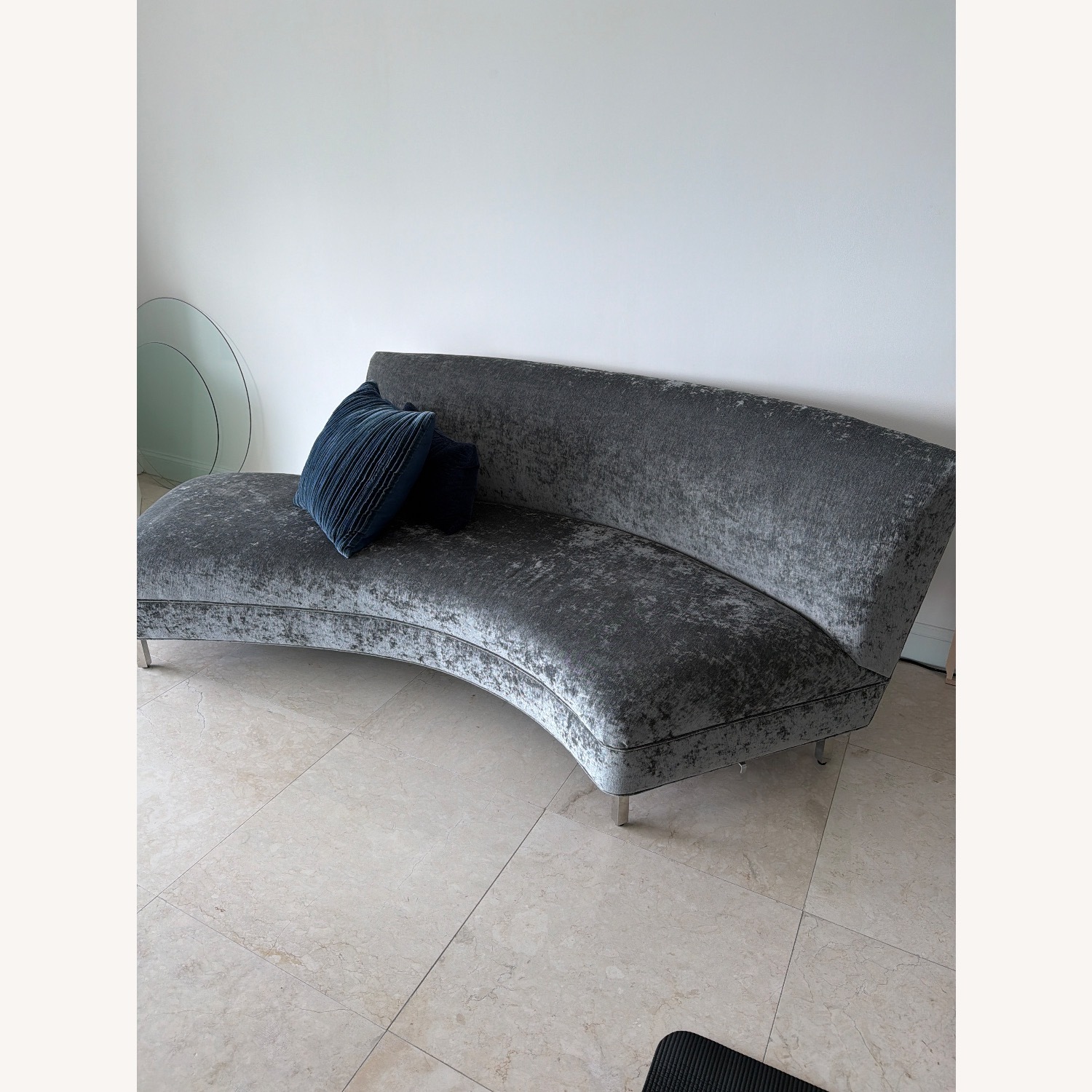 Mitchell Gold + Bob Williams Light Gray Fabric 2 Piece Sectional - image-1