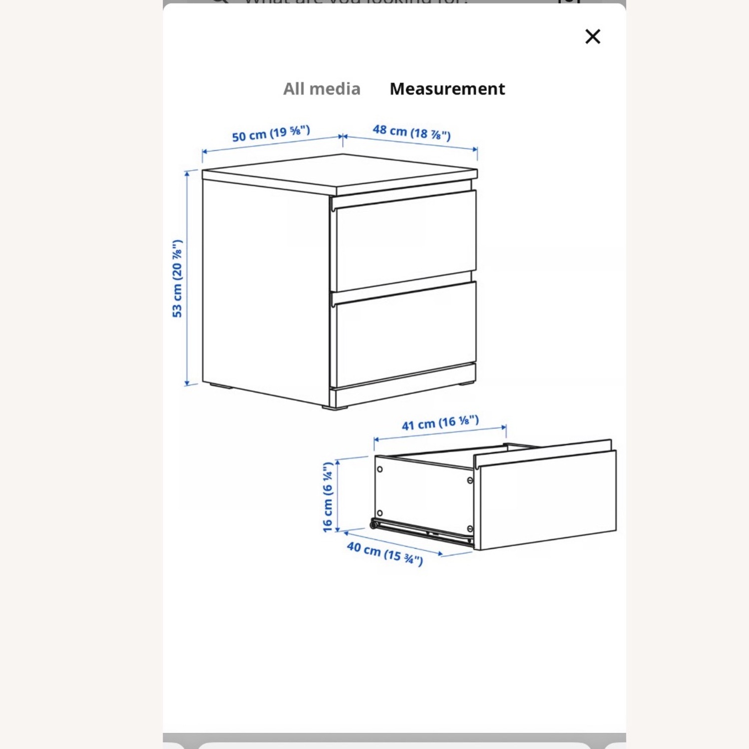 IKEA Storklinta White Nightstands - image-9