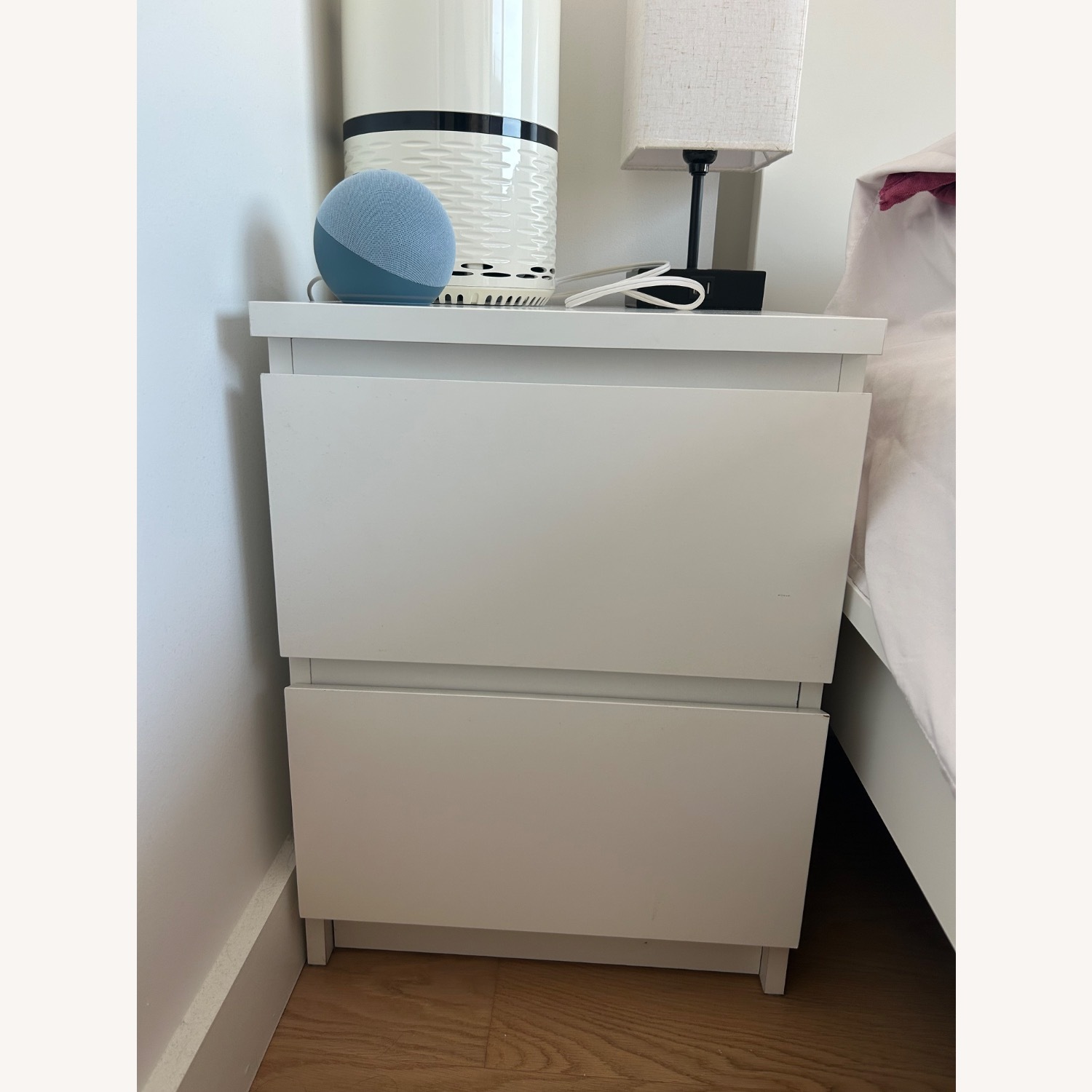 IKEA Storklinta White Nightstands - image-2