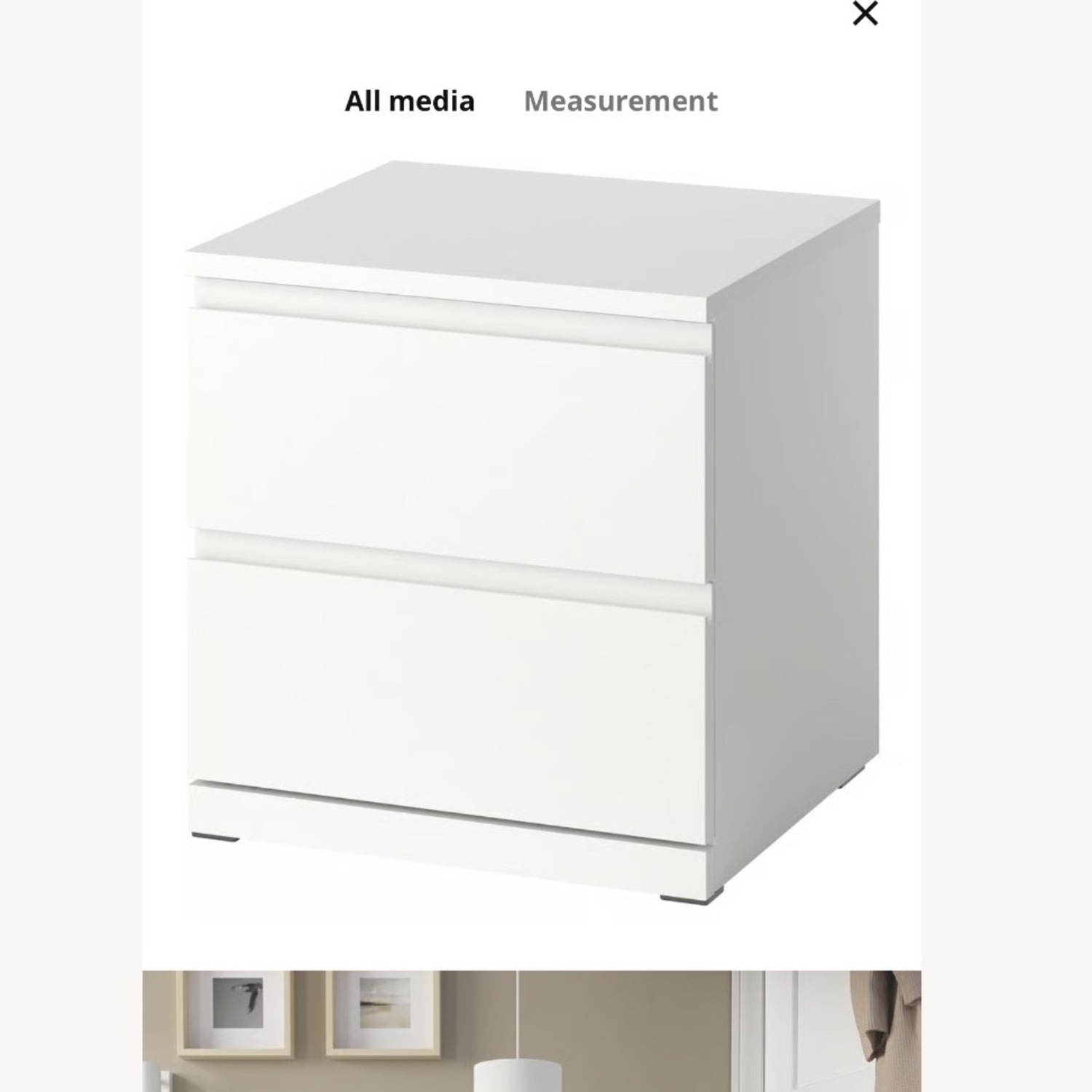 IKEA Storklinta White Nightstands - image-8