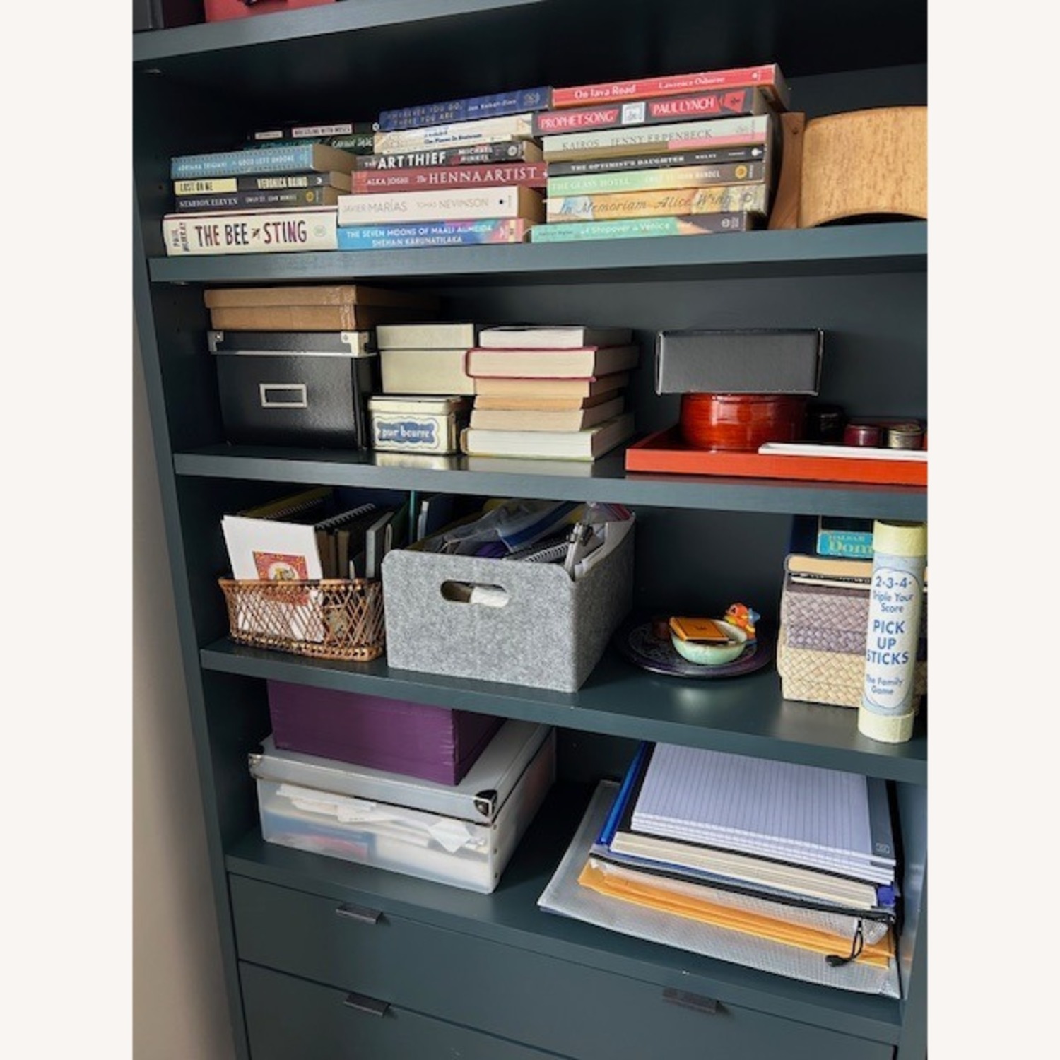 Room & Board Copenhagen Green Wood Bookcase - image-3