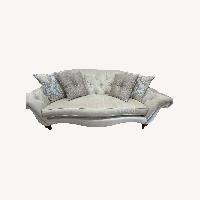 Raymour & Flanigan Natural Fabric 3+ Seater Sofa