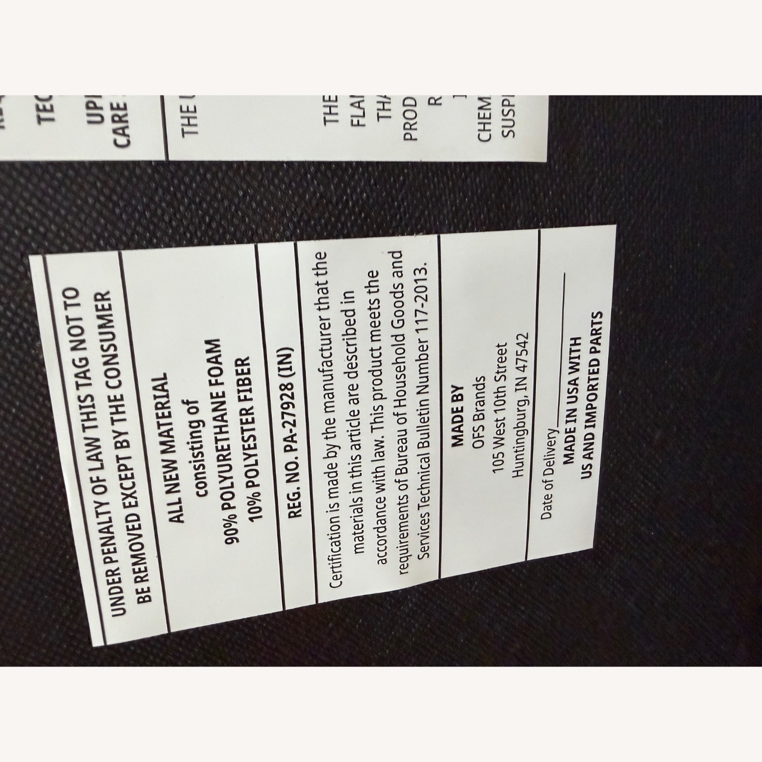 Ofs-mention Light Gray Fabric Accent Chair - image-5