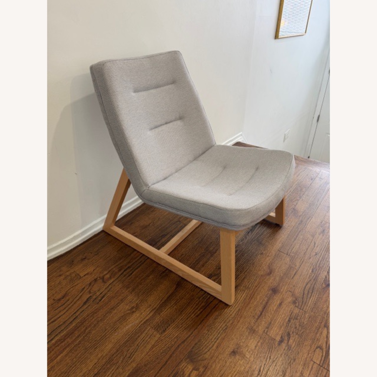 Ofs-mention Light Gray Fabric Accent Chair - image-3