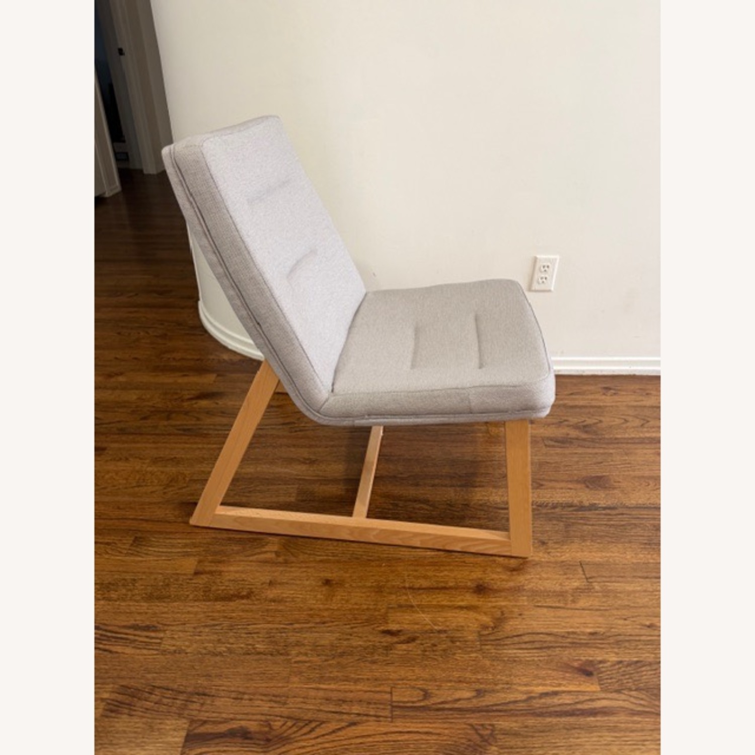 Ofs-mention Light Gray Fabric Accent Chair - image-4