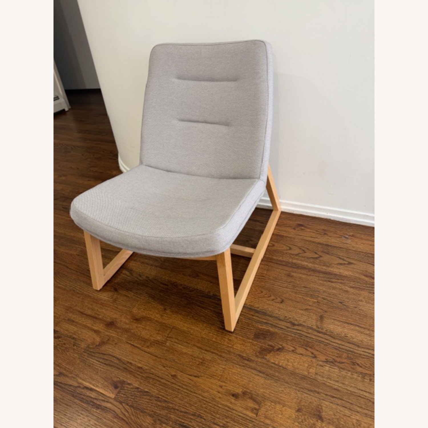 Ofs-mention Light Gray Fabric Accent Chair - image-1