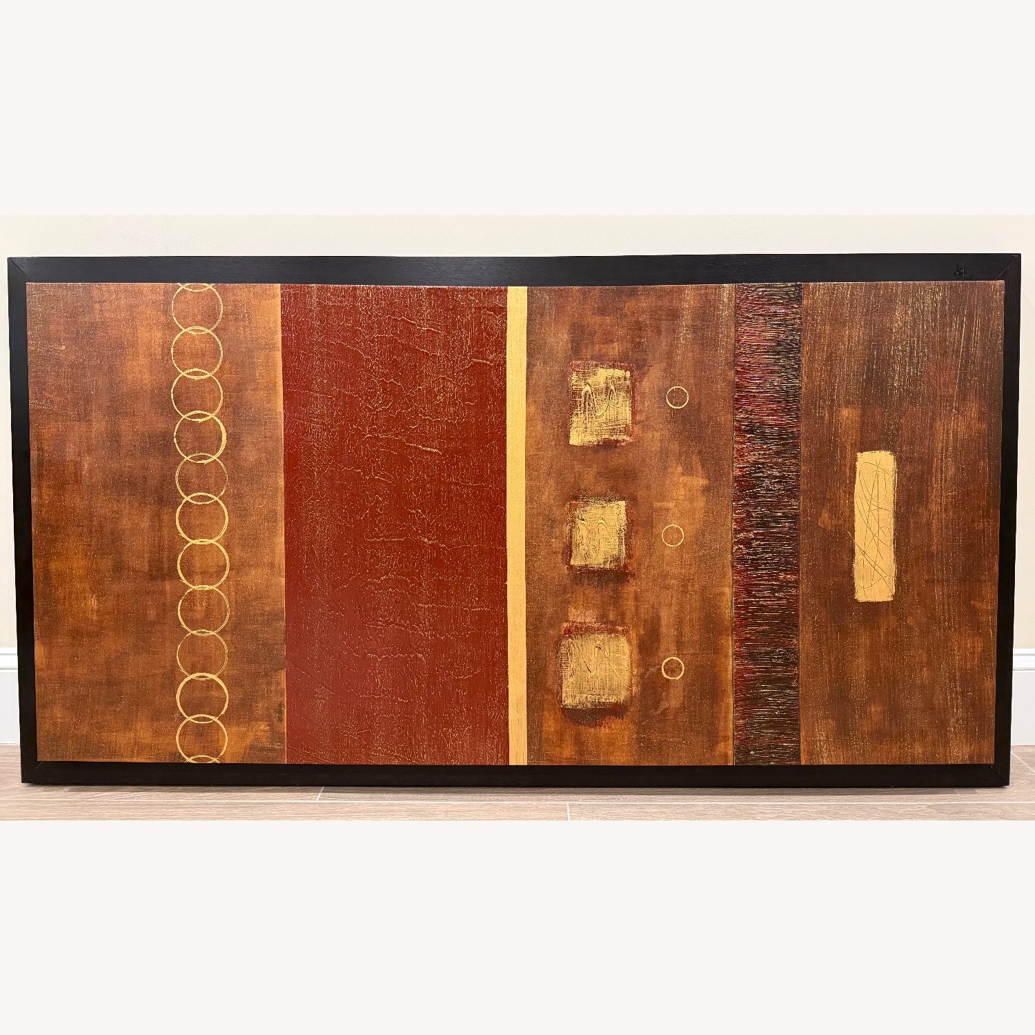 Original Acrylic Art on Wood Frame - image-1