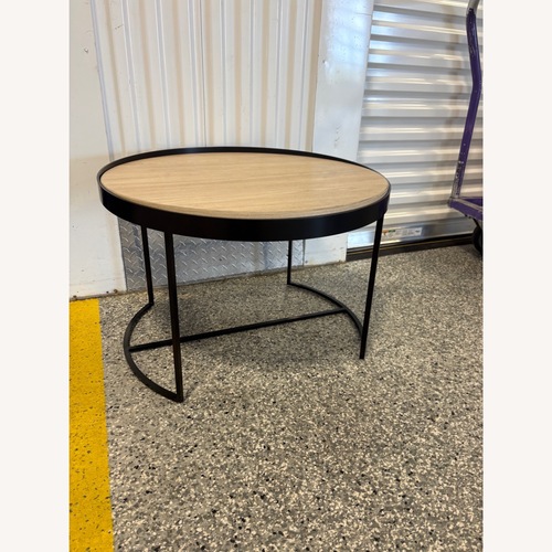 Used Tk Studio-sly Table Black Wood Side Table for sale on AptDeco