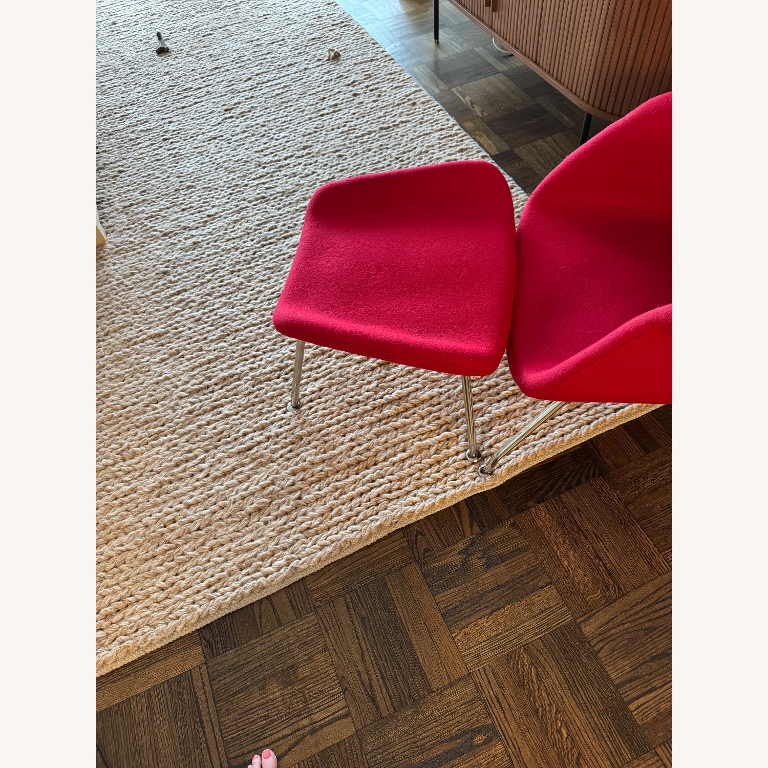 Modterior Modern Furniture Red Chair and a Half - image-2