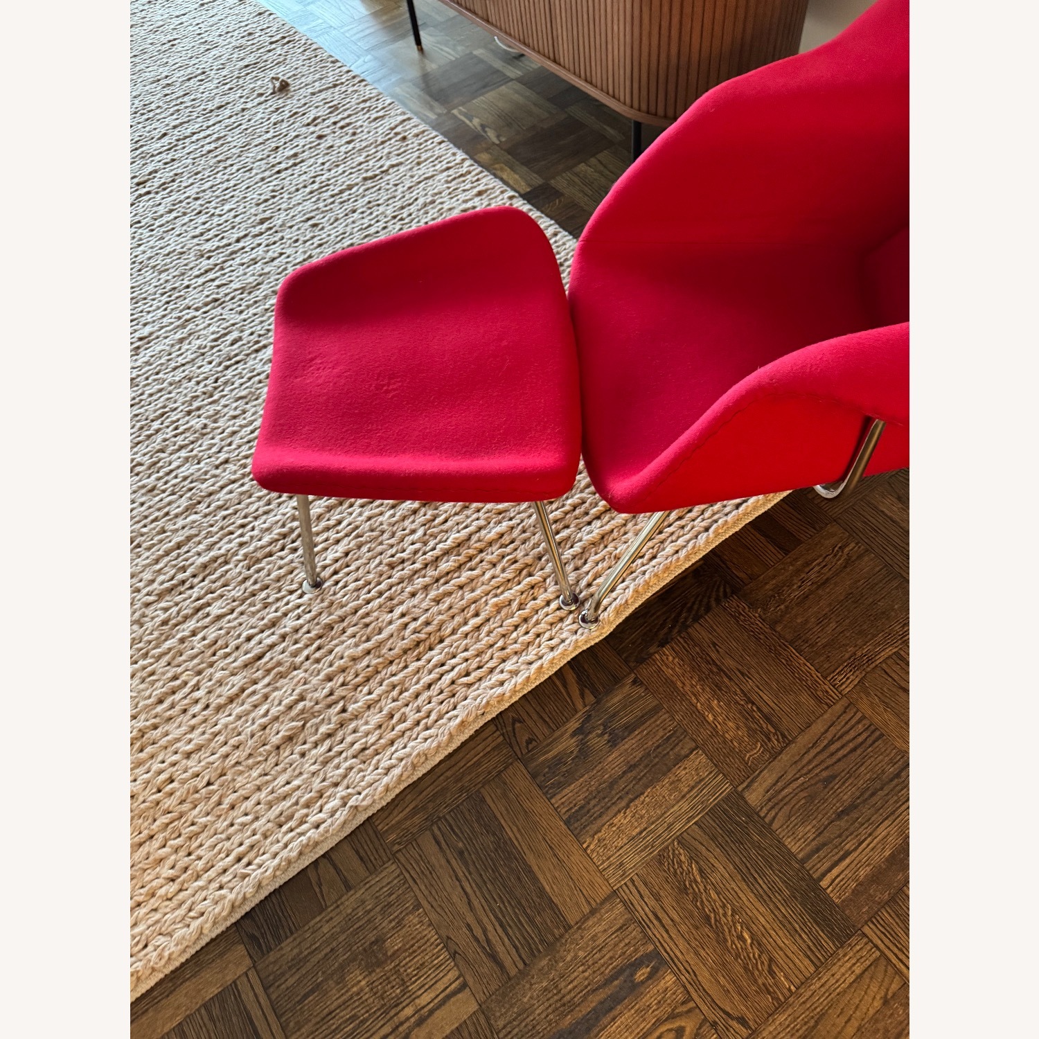 Modterior Modern Furniture Red Chair and a Half - image-4