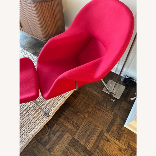 Used Modterior Modern Furniture Red Chair and a Half for sale on AptDeco