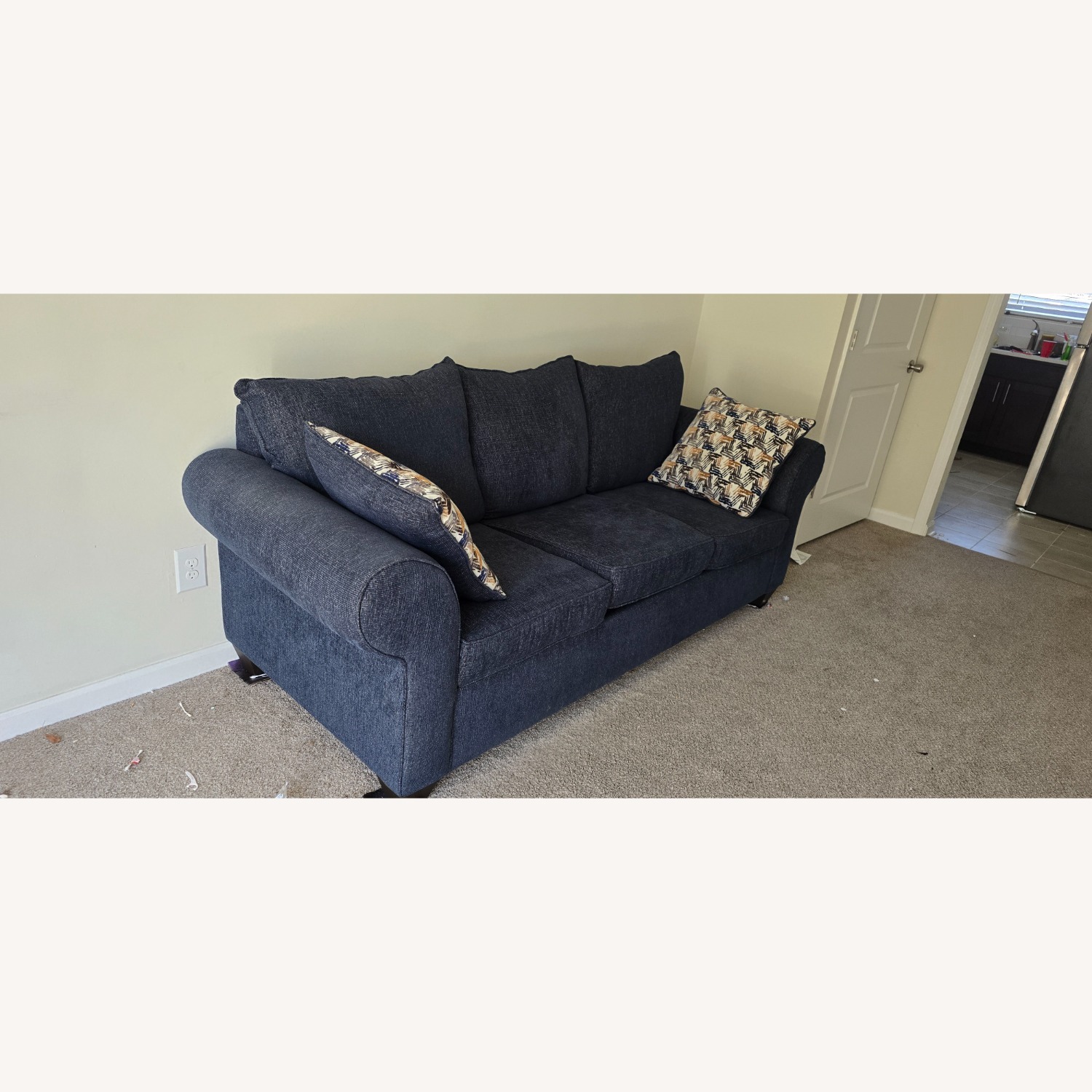 Kylie Navy 92'' Sofa - image-2