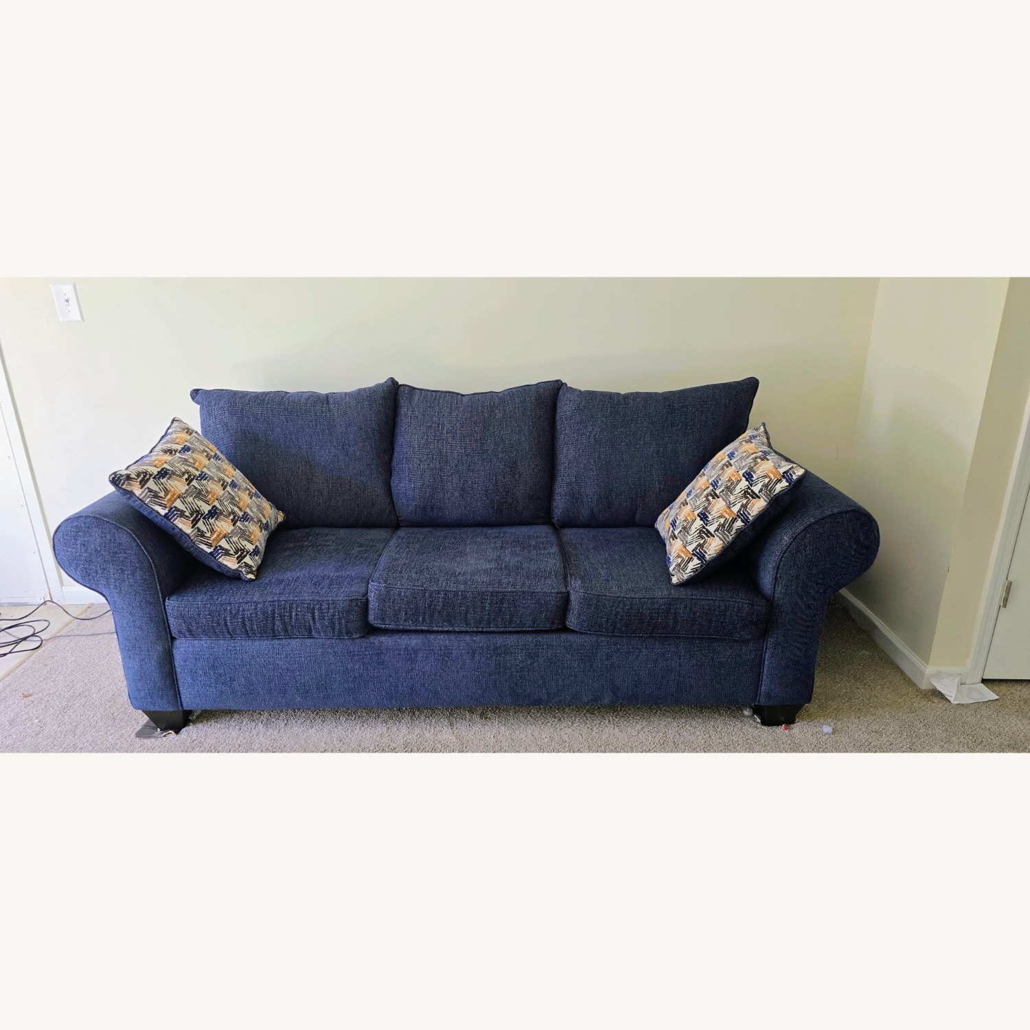 Kylie Navy 92'' Sofa - image-1