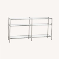 Room & Board Brixton Stainless Steel Bookcase
