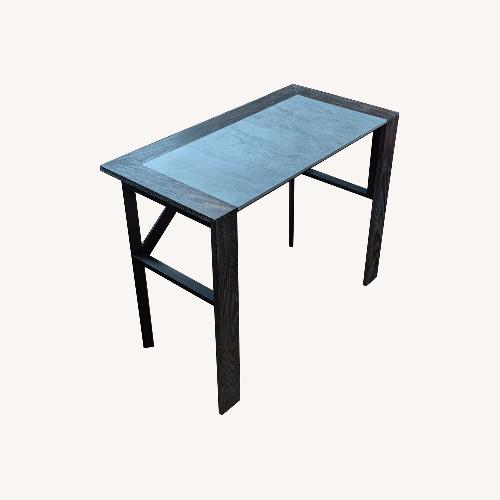 Used Vintage/Antique Finds Light Gray Marble Desk for sale on AptDeco