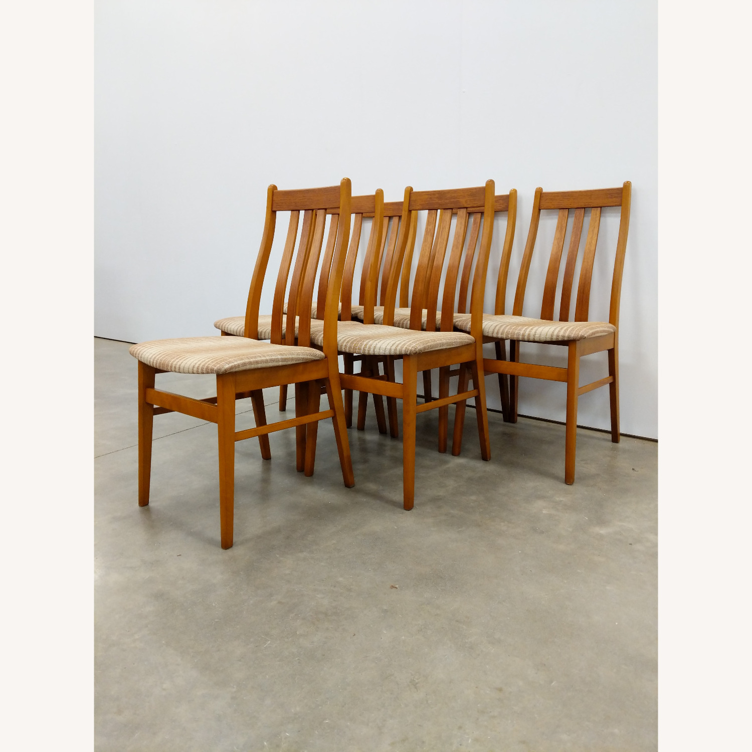 6 Vintage Danish Modern Farstrup Dining Chairs - image-6