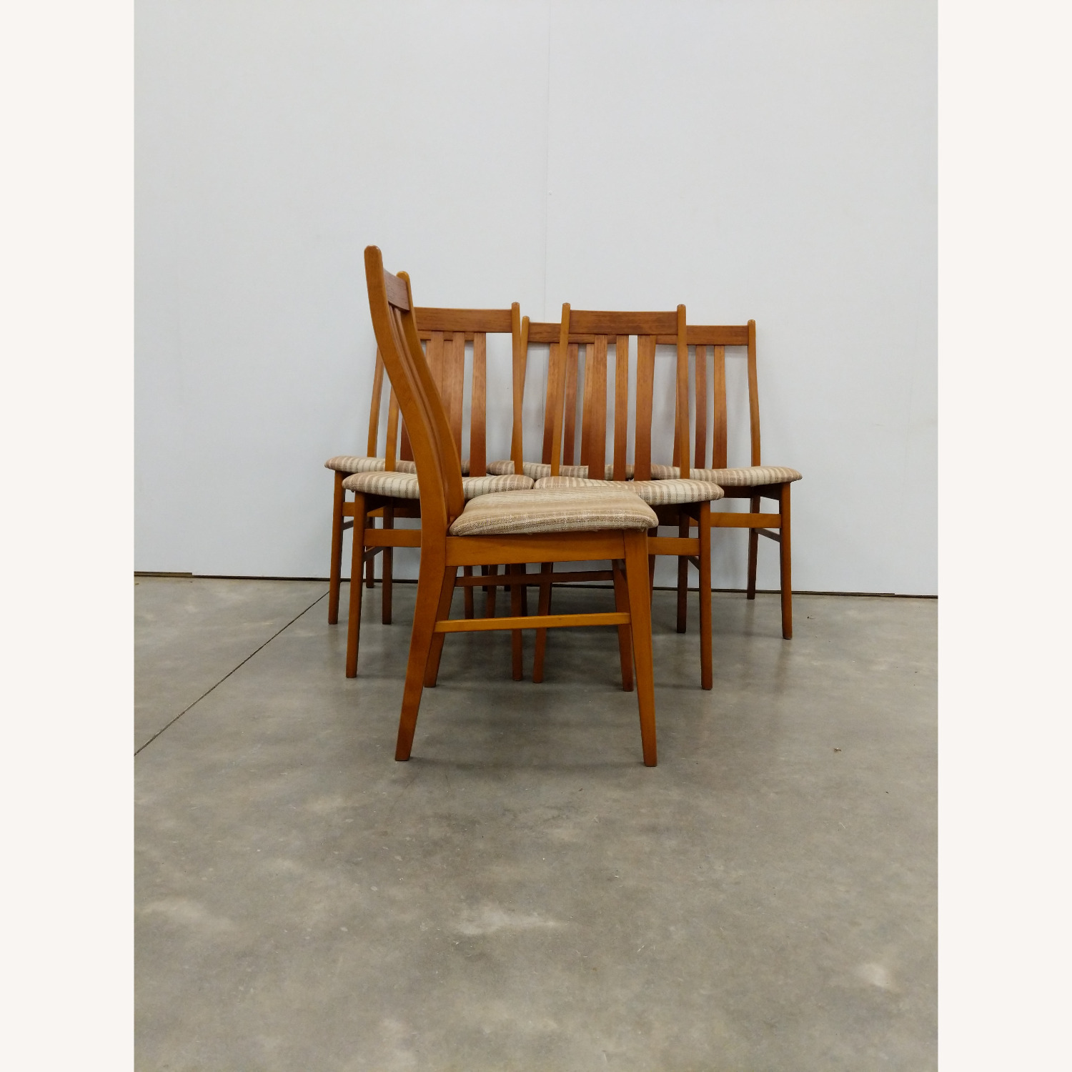 6 Vintage Danish Modern Farstrup Dining Chairs - image-4