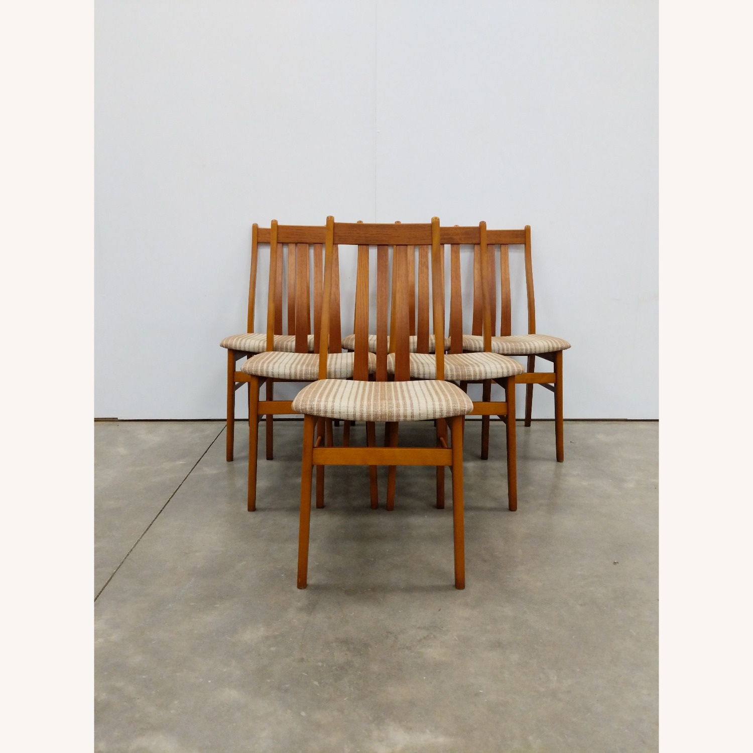 6 Vintage Danish Modern Farstrup Dining Chairs - image-5