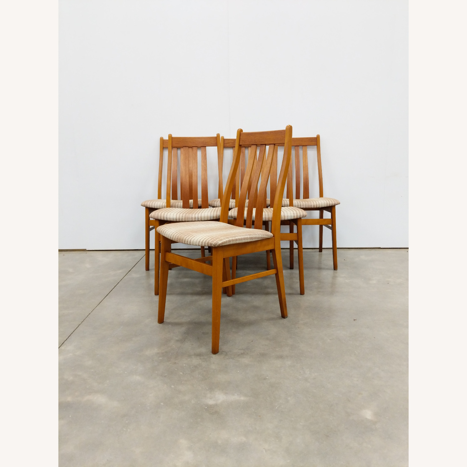 6 Vintage Danish Modern Farstrup Dining Chairs - image-1