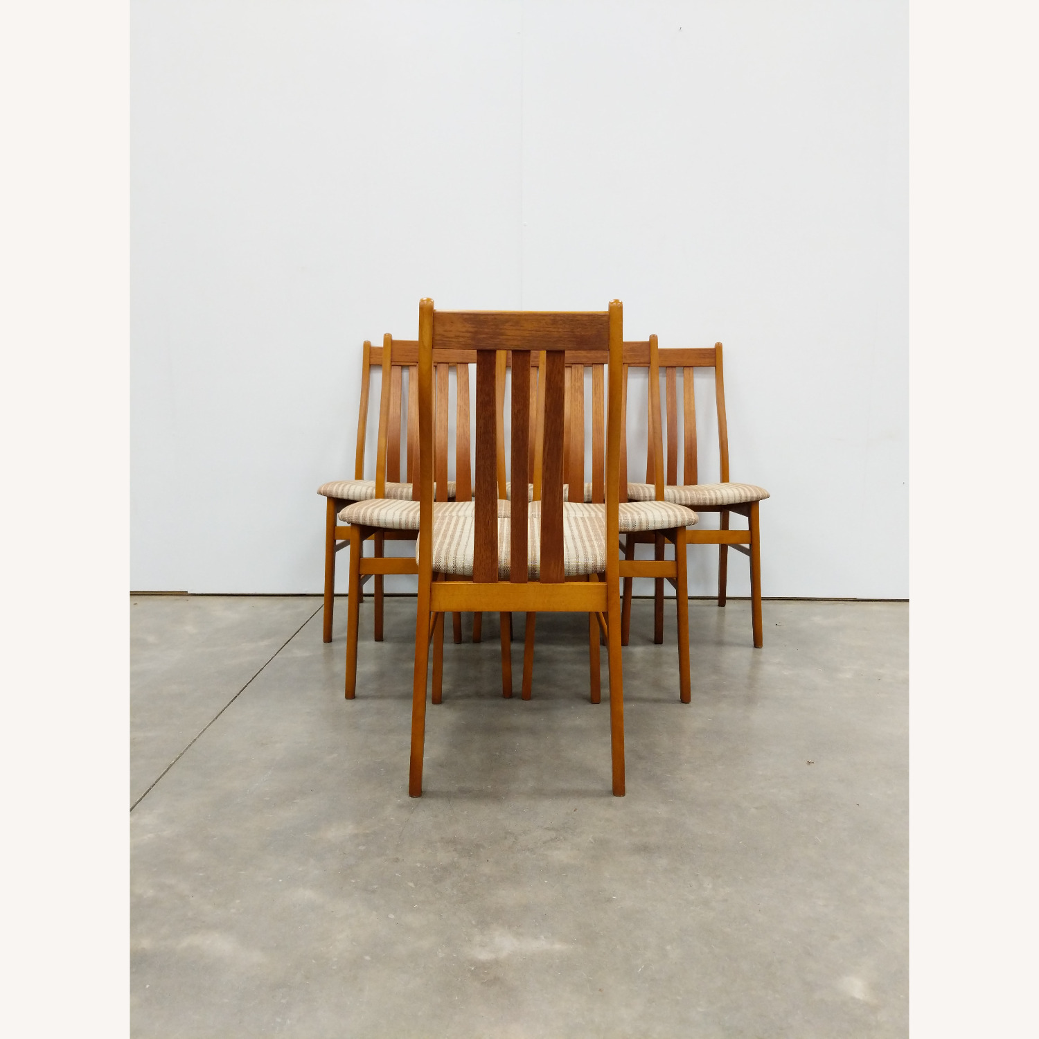6 Vintage Danish Modern Farstrup Dining Chairs - image-3