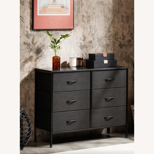 Used Black 6 Drawer Dresser for sale on AptDeco