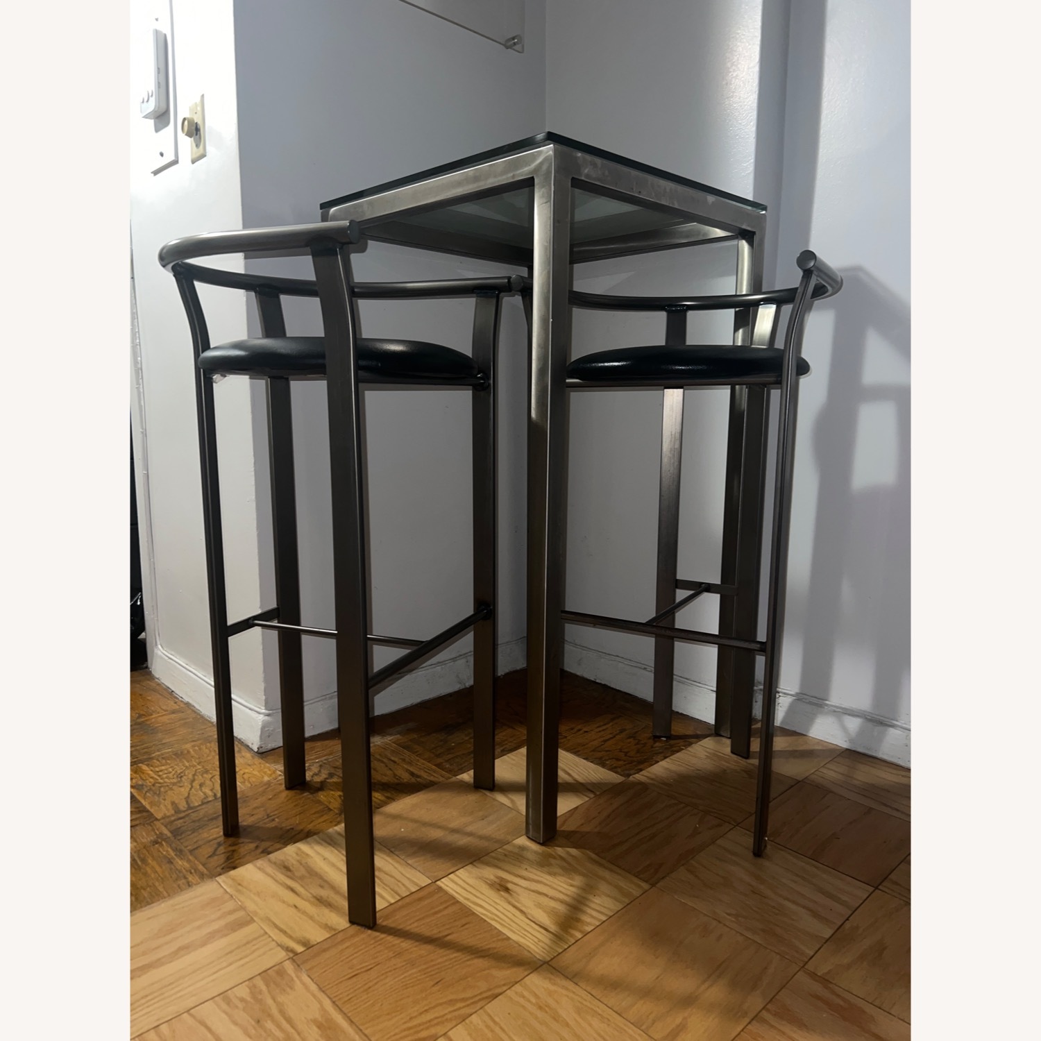 Jensen-Lewis Sleek High Top Metal Dining Set - image-3