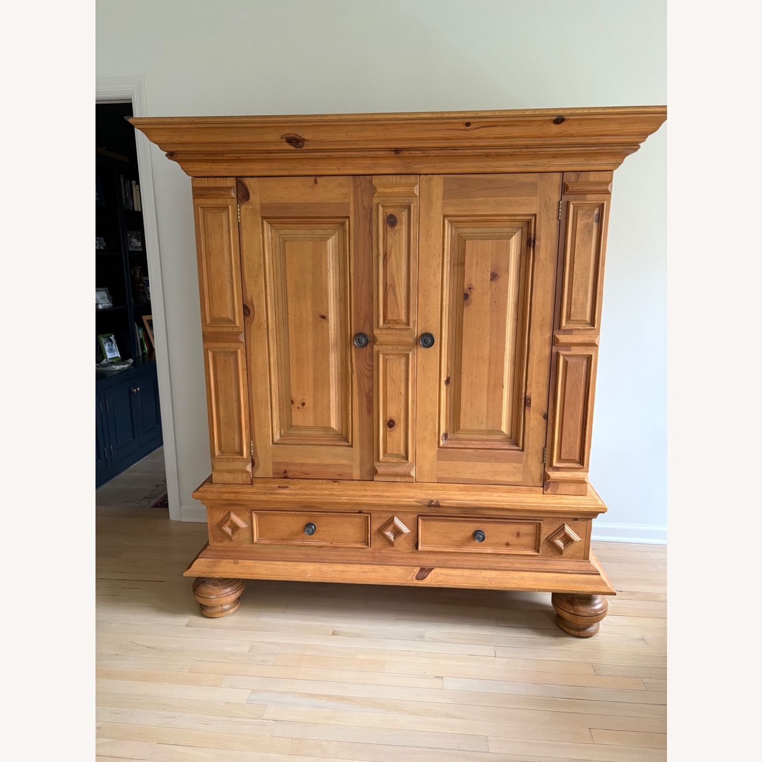 Milling Road Natural Wood Armoire - image-1