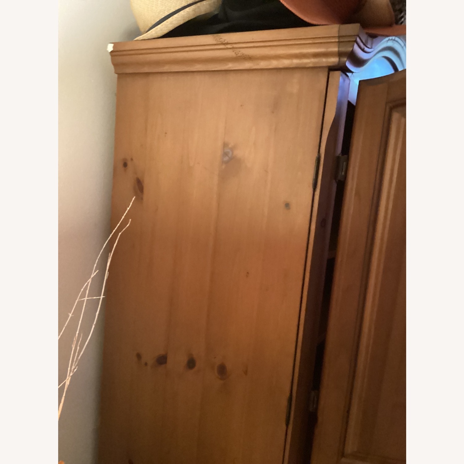 Dark Brown Armoire - image-1