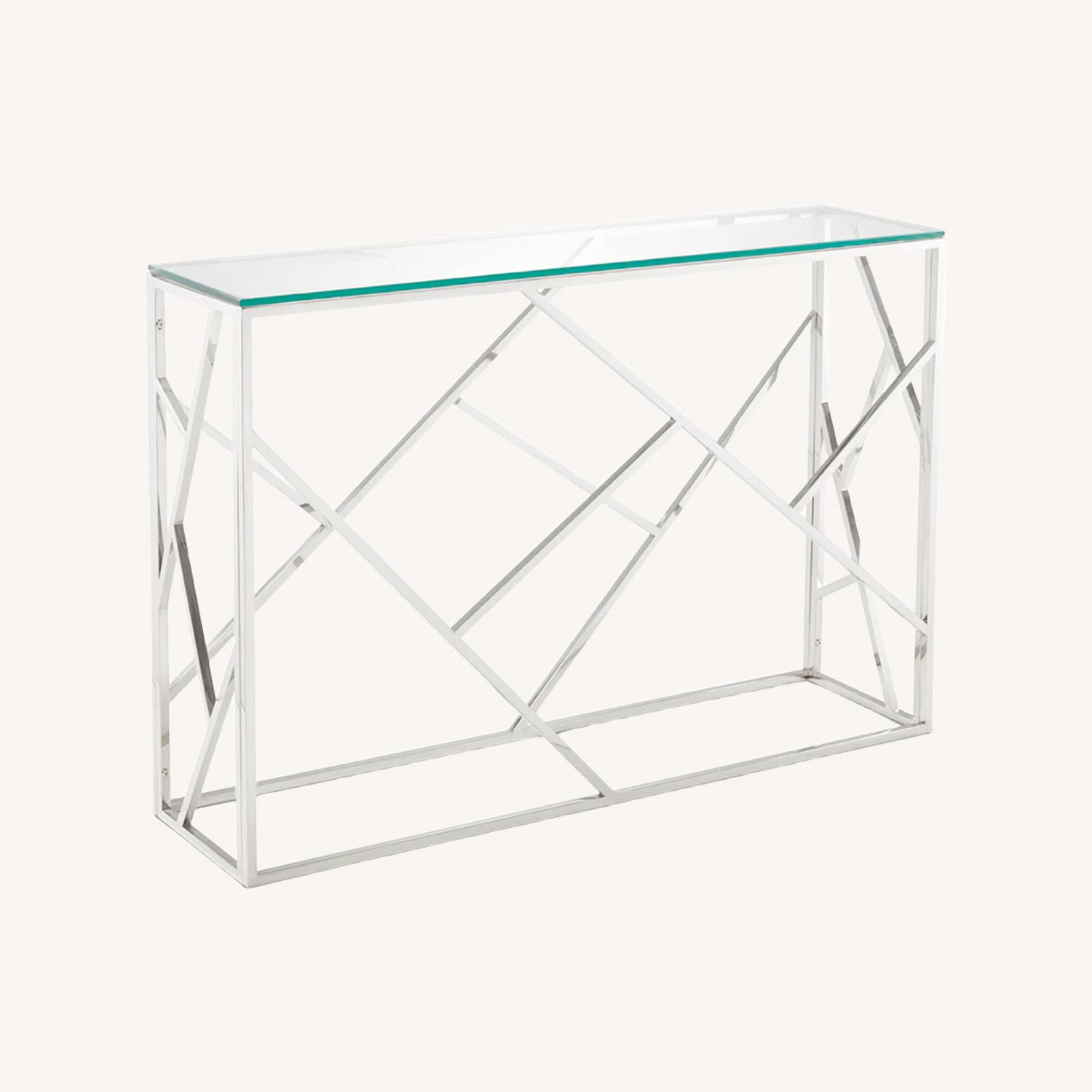 Mitchell Gold + Bob Williams Silver Side Table - image-0