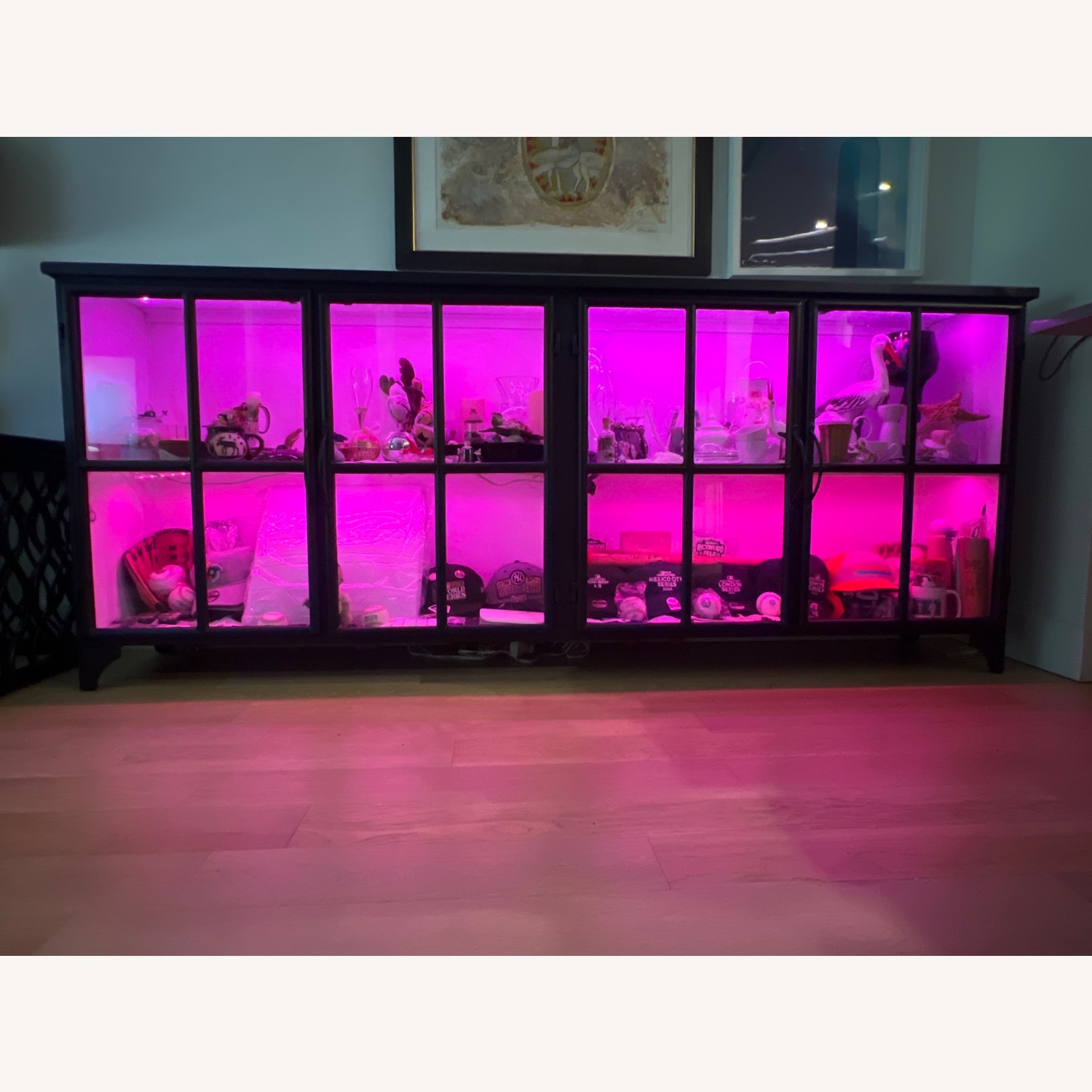  Black Glass Cabinet - image-3