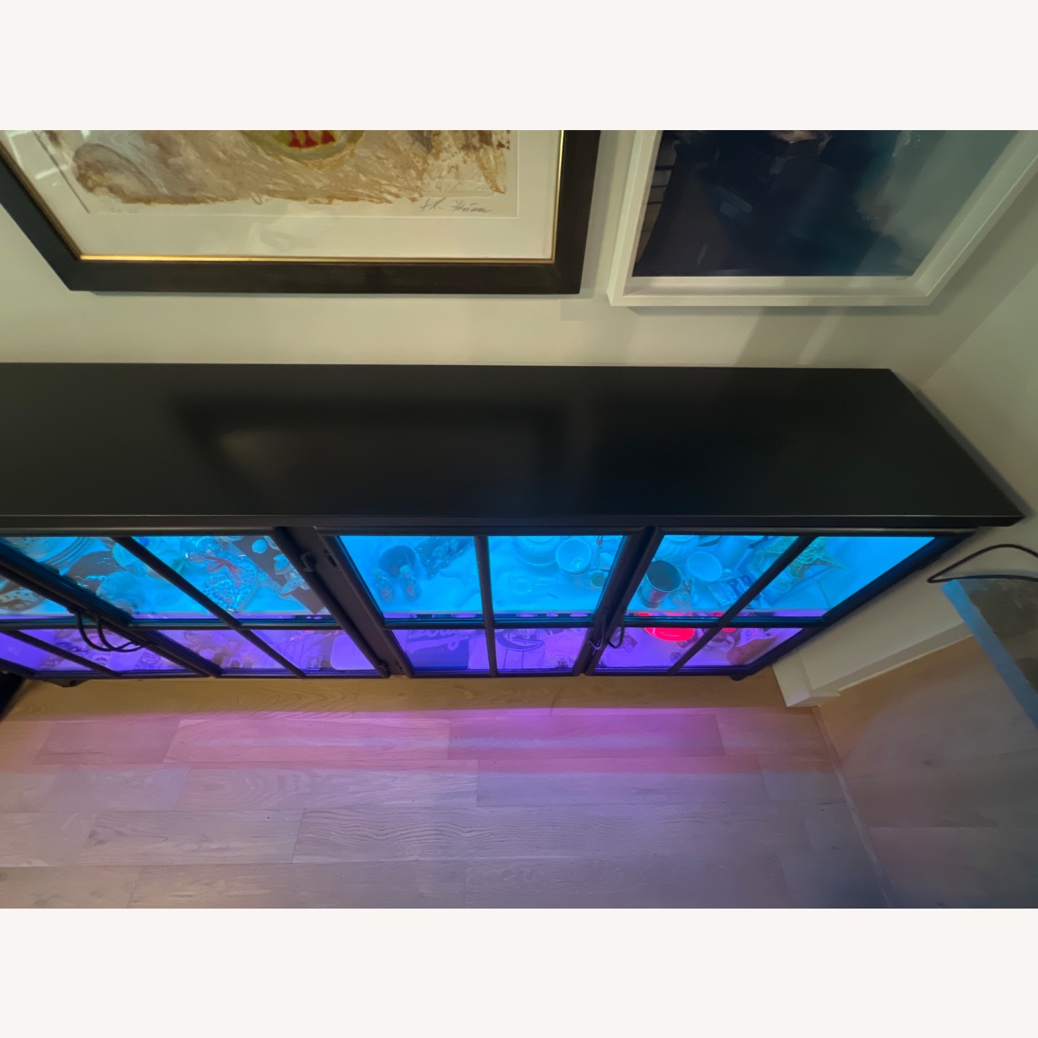  Black Glass Cabinet - image-2