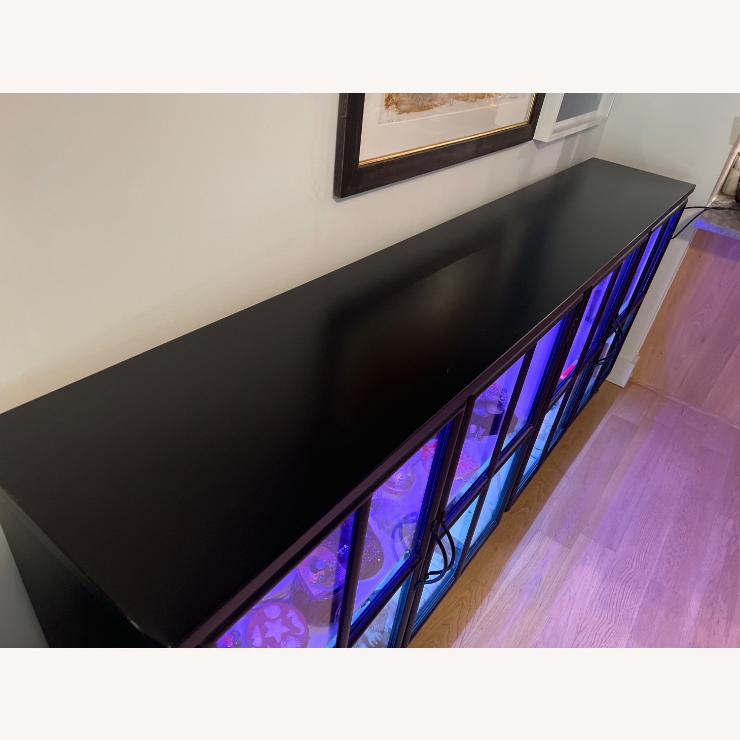  Black Glass Cabinet - image-5