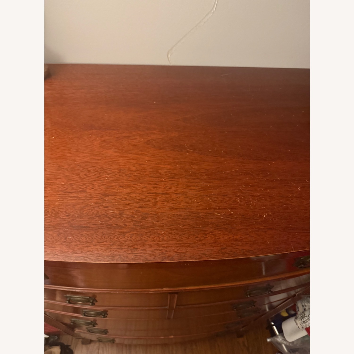 Vintage/Antique Dark Brown Wood Dresser - image-5