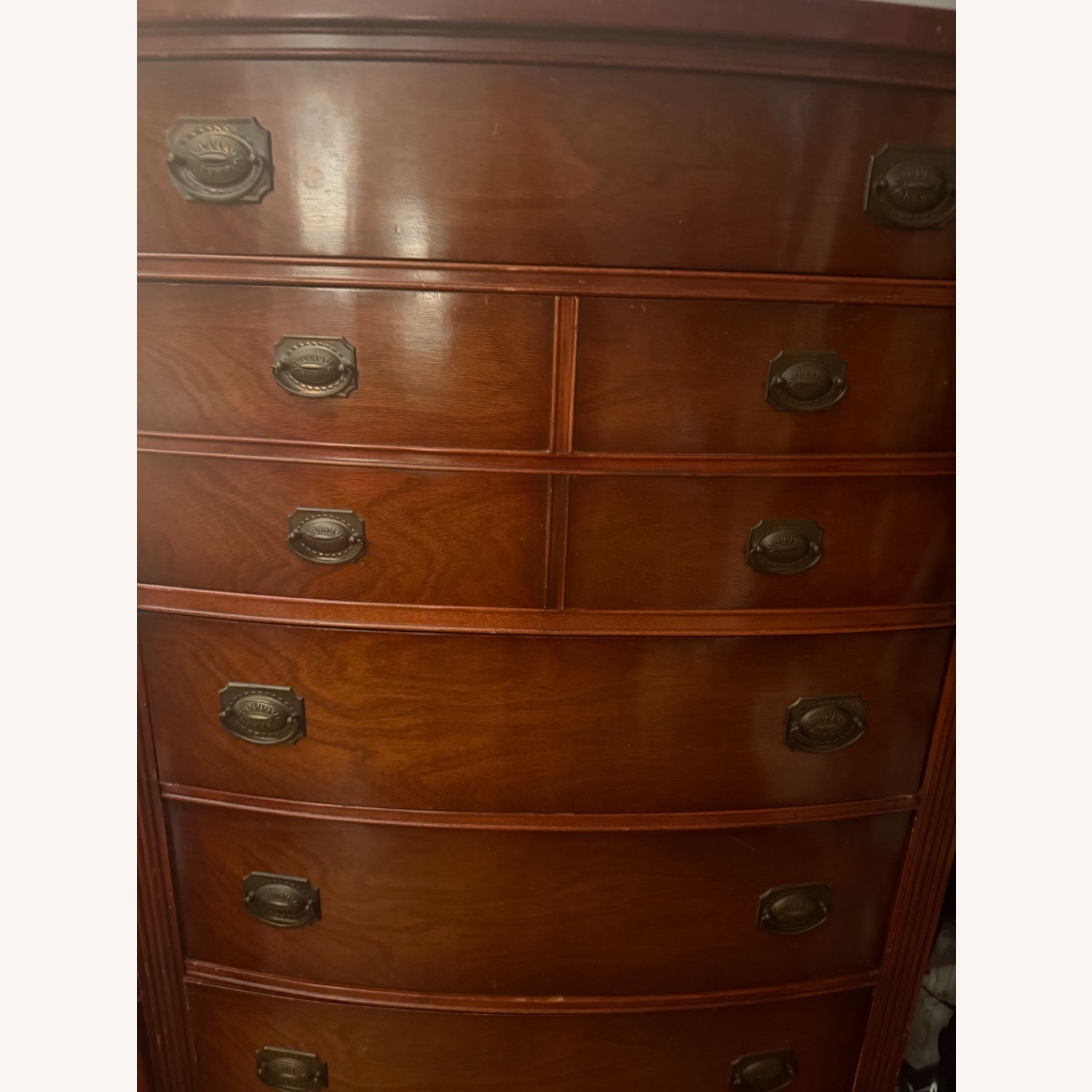Vintage/Antique Dark Brown Wood Dresser - image-2