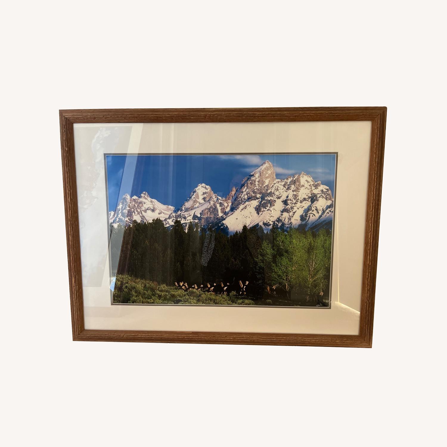 Dark Brown Glass Wall Art - image-0