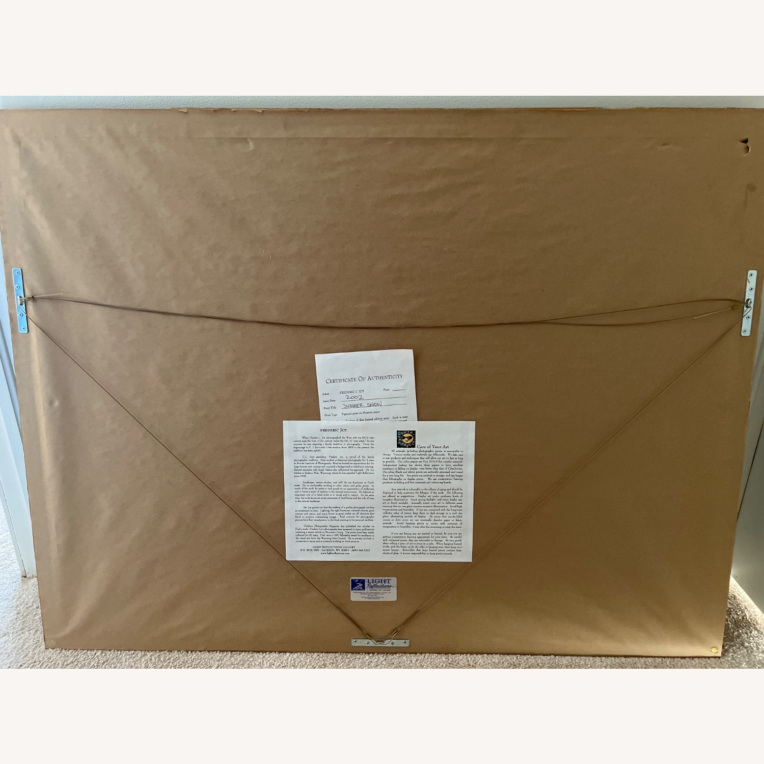 Dark Brown Glass Wall Art - image-6