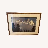 Frederic Joy Cathedrals Dark Brown Glass Wall Art