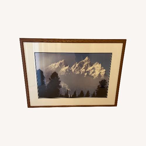 Used Frederic Joy Cathedrals Dark Brown Glass Wall Art for sale on AptDeco