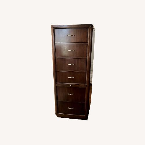 Used Dark Brown Wood Dressers/Tall Side Tables for sale on AptDeco