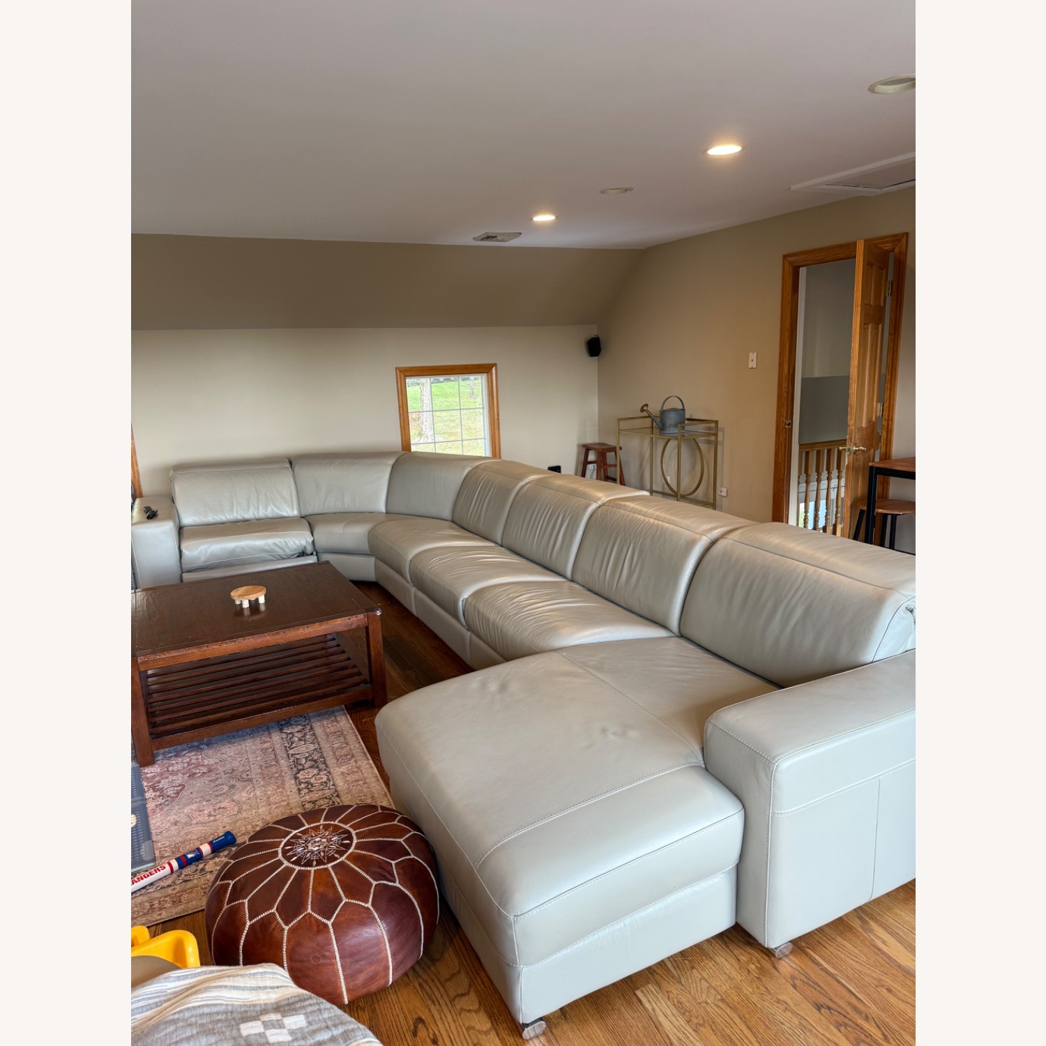 Chateau D’Ax Leather Sectional - image-1