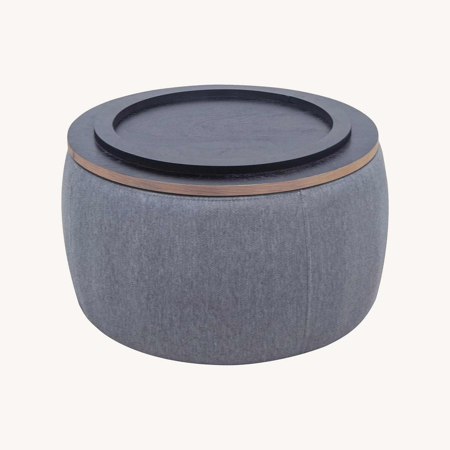 Kakotito Light Gray Wood Coffee Table - image-0