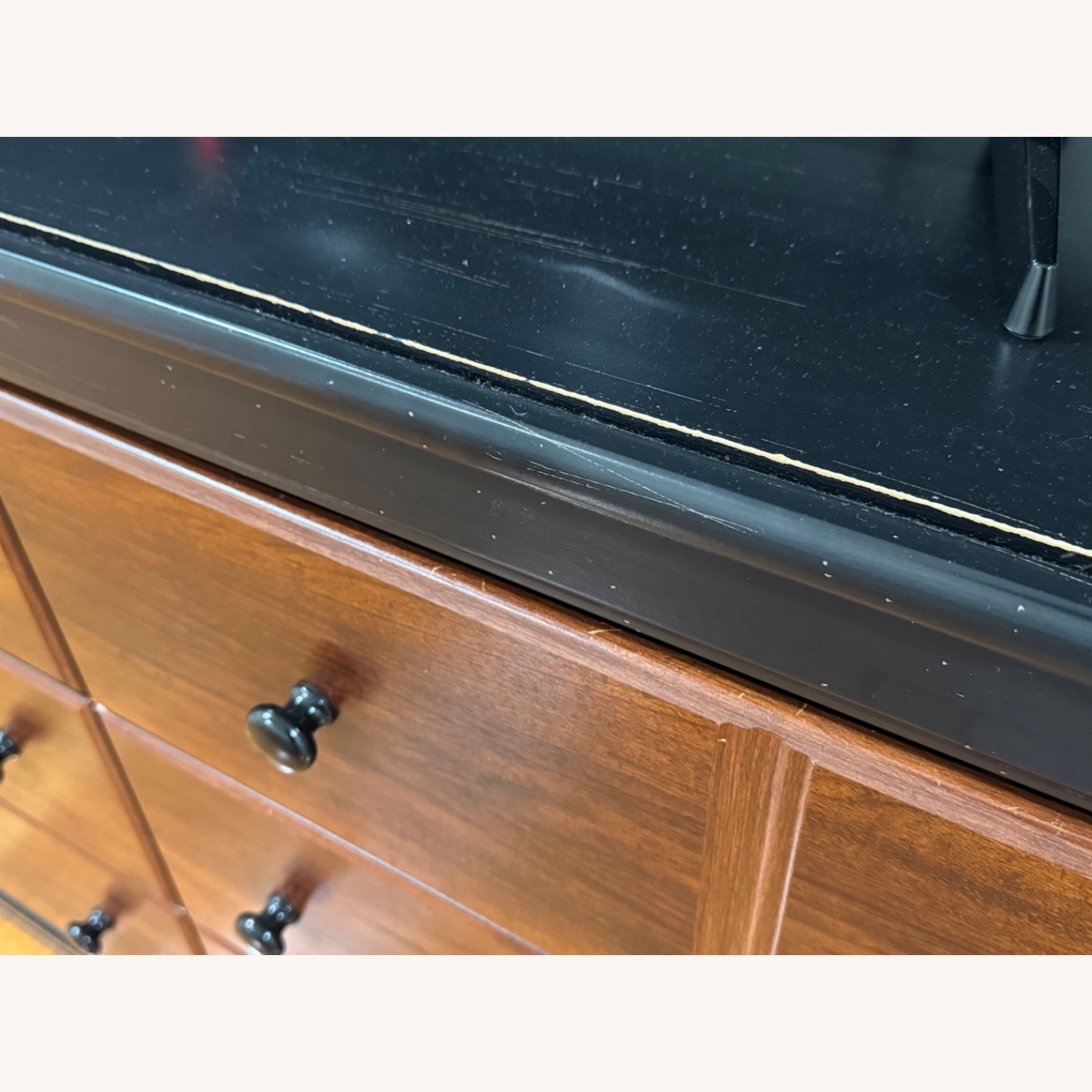 Raymour & Flanigan Dark Brown Wood Dresser - image-3