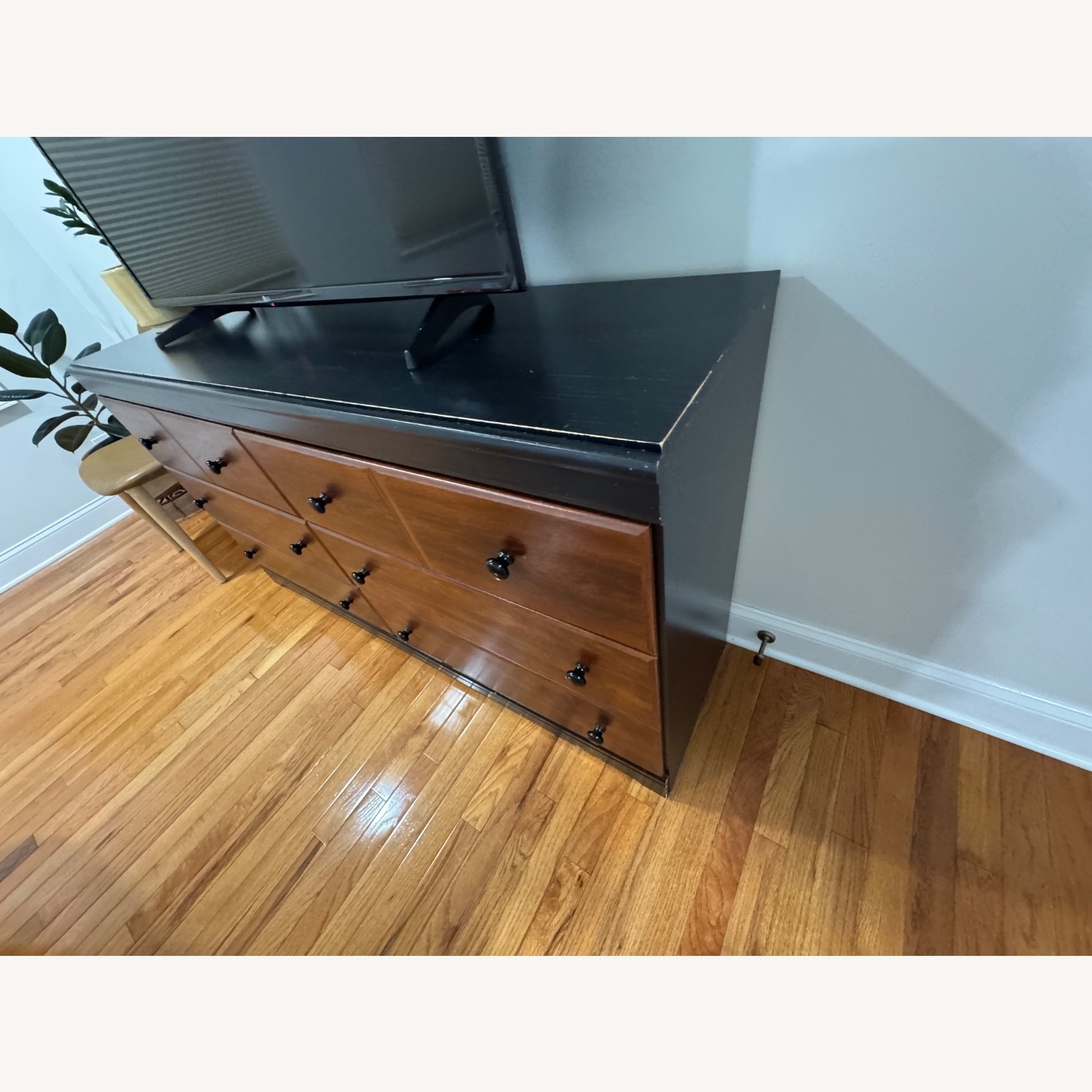 Raymour & Flanigan Dark Brown Wood Dresser - image-4