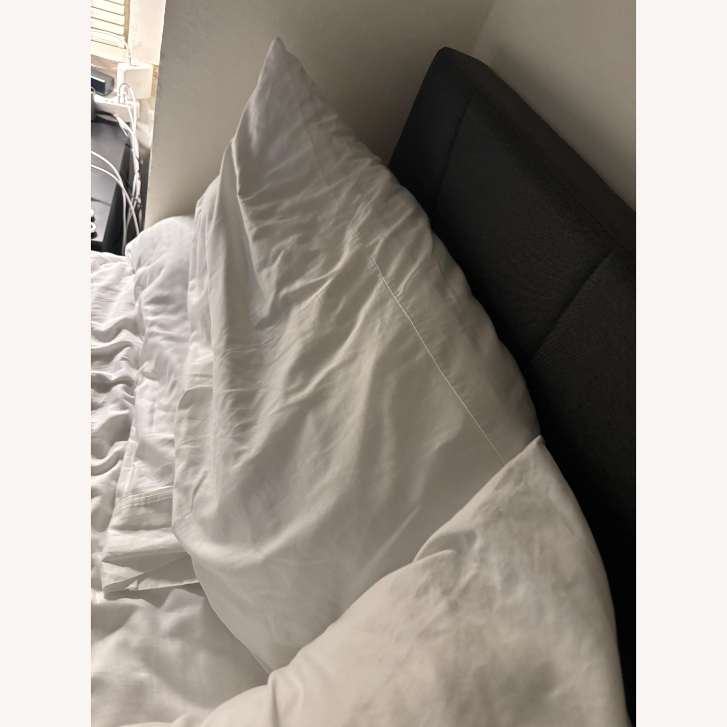 White Fabric Pillow - image-4