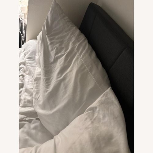 Used White Fabric Pillow for sale on AptDeco