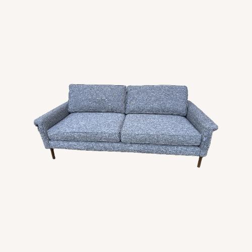 Used West Elm Light Gray Fabric 2 Seater Sofa for sale on AptDeco