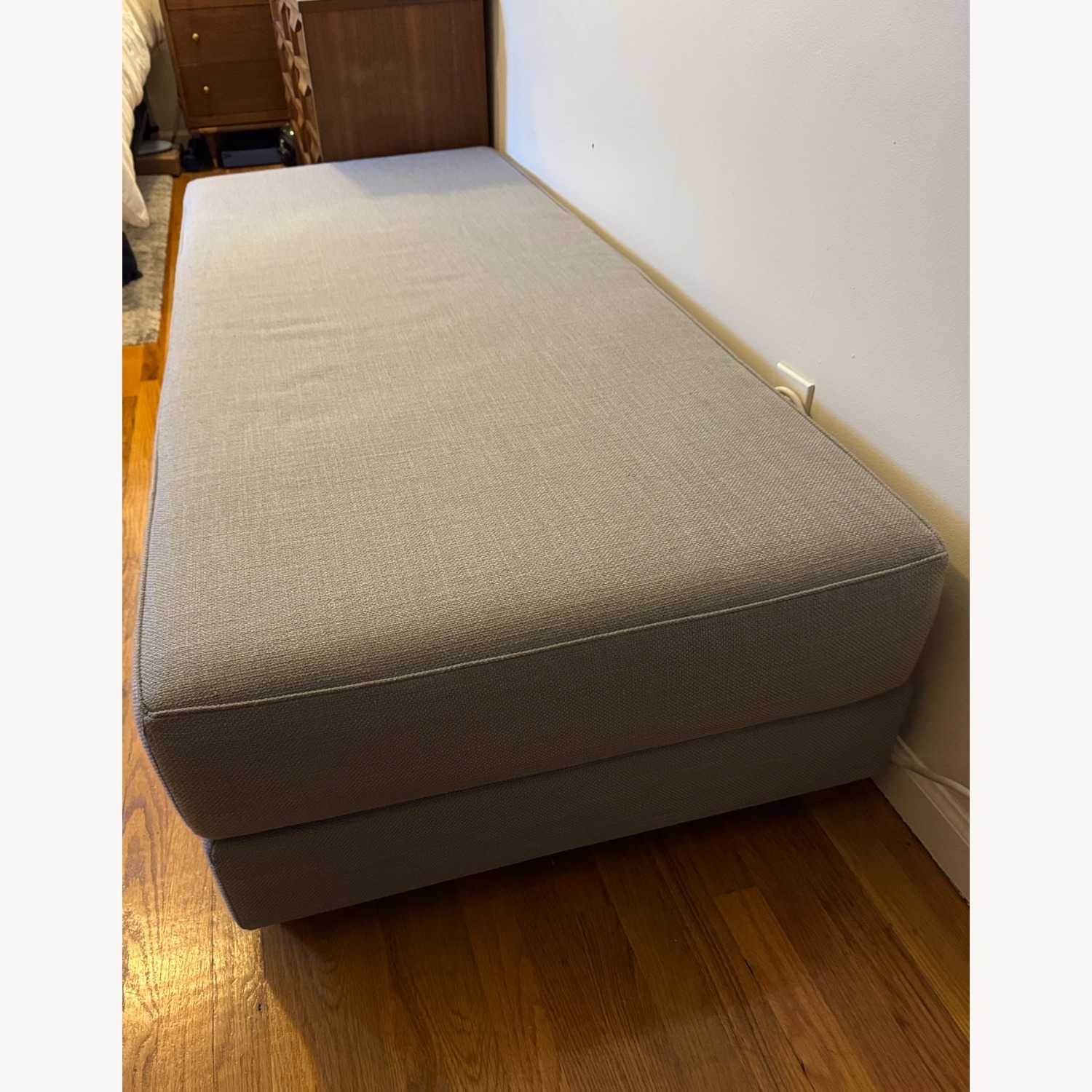 CB2 Lubi Light Gray Daybed - image-2