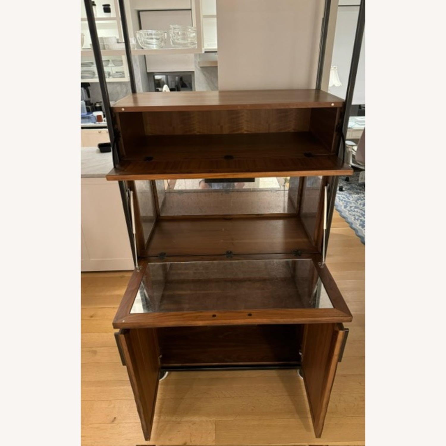 Crate & Barrel Clive Bar Cabinet - image-2