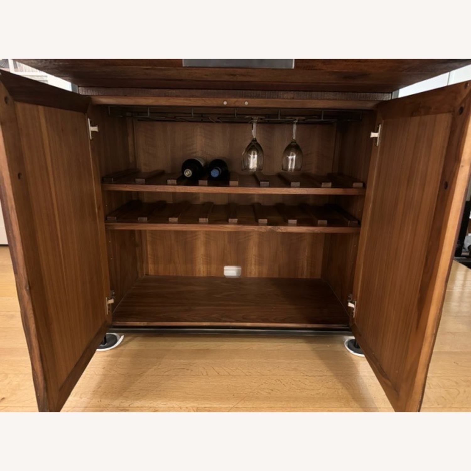 Crate & Barrel Clive Bar Cabinet - image-6